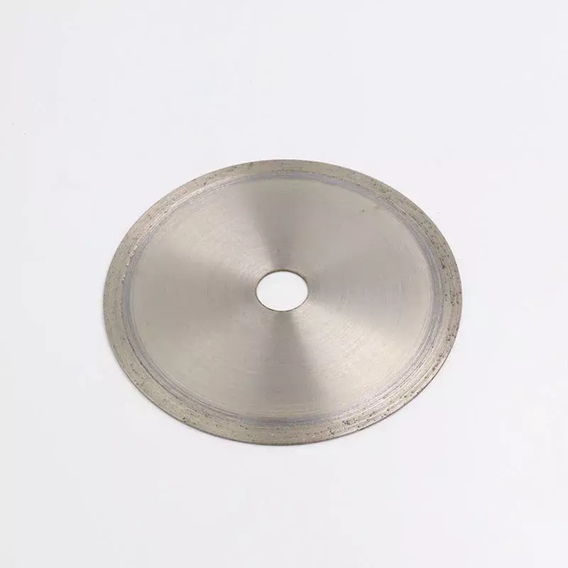 Ultra cienkie ostrze diamentowa piła tarczowa o średnicy 100-300mm do cięcia otwór wewnętrzny tarcza do szkła agatowego kamień szlachetny szczelina THK 0.5 0.8 1mm