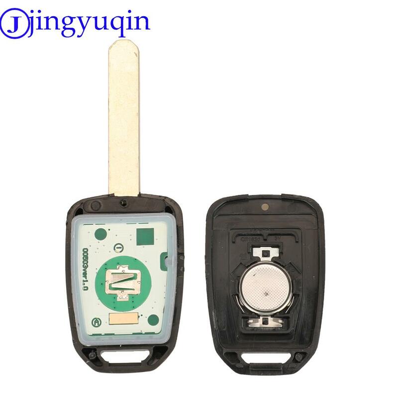Jingyuqin Autosleutel PCF7961 Chip Afstandsbediening Sleutelhanger Voor Honda Crv 2013-2015 2013-2017 Accord Civic Fit MLBHLIK6-1TA ID47 313.8/433 Mhz