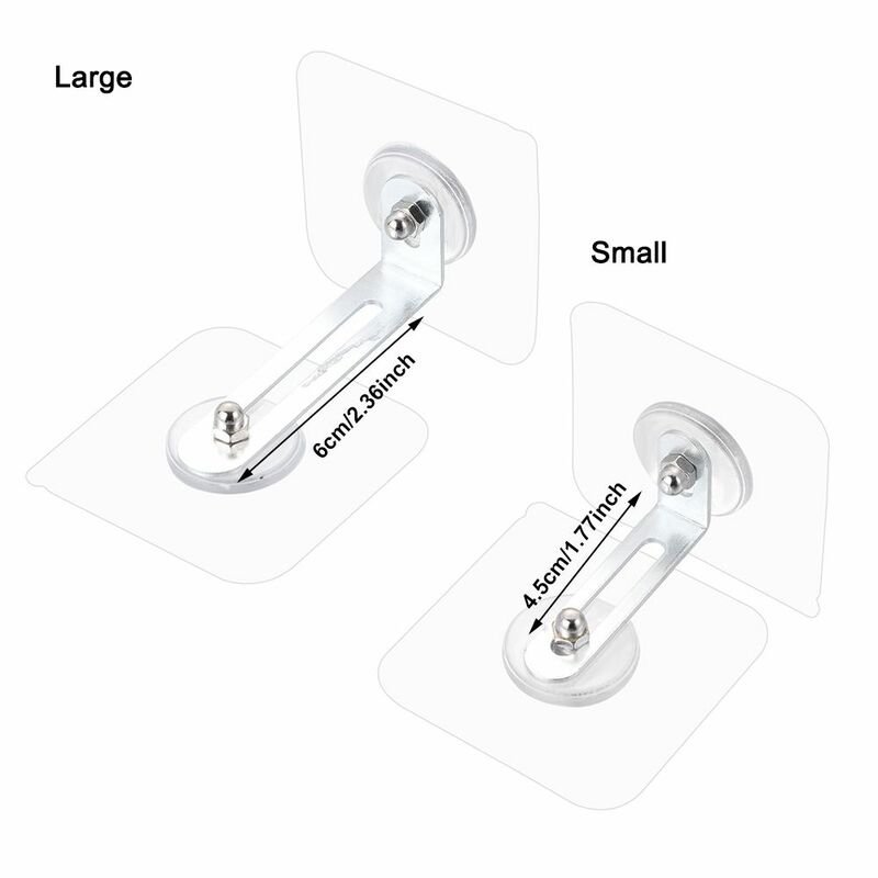 Baby Care Adhesive Furniture Wall Anchors Self-Adhesive Cabinet Lock Anti-overturning Fixed Clip Furniture Stabilizer