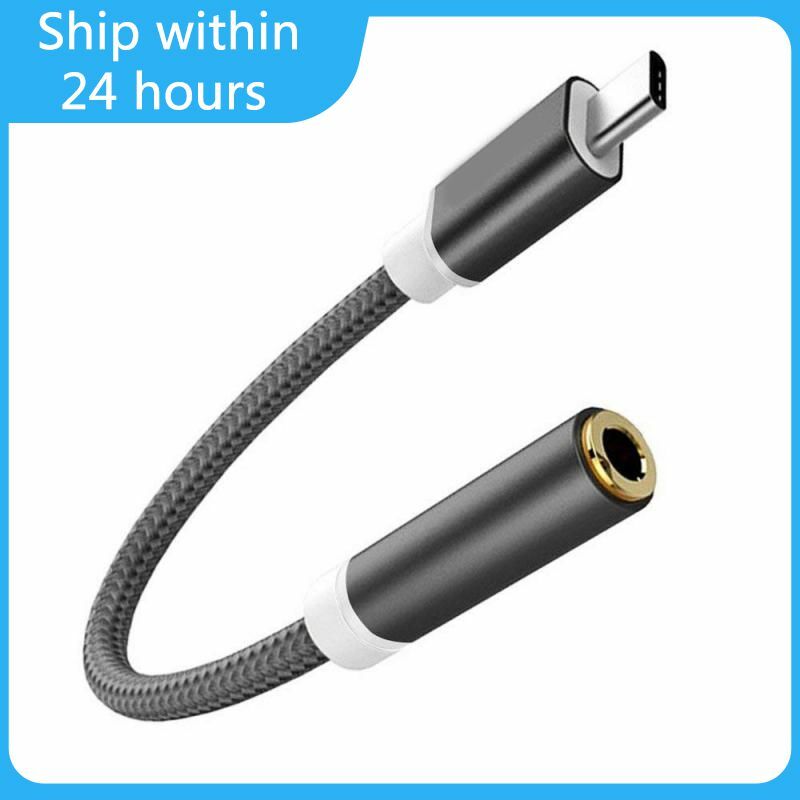 Usb Type C To 3.5mm Aux Adapter Type-c 3 5 Jack Audio Cable Original for Samsung Galaxy S21 Ultra S20 Note 20 10 Plus Tab S7 Hot