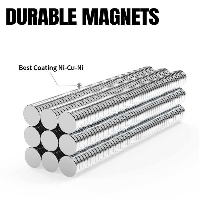Magnet Super kuat, 10/20/50/100/200/500 buah 8x2 magnet Super kuat 8mm X 2mm bulat magnetik NdFeB Magnet Neodymium N35 cakram kuat IMANO 8*2