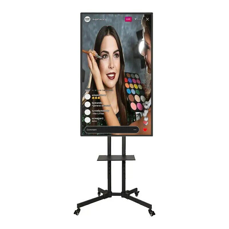All in One Digital Android Tablet Computer PC with 32 43 47 55 Inch LCD Monitor as streaming media broadcasting device