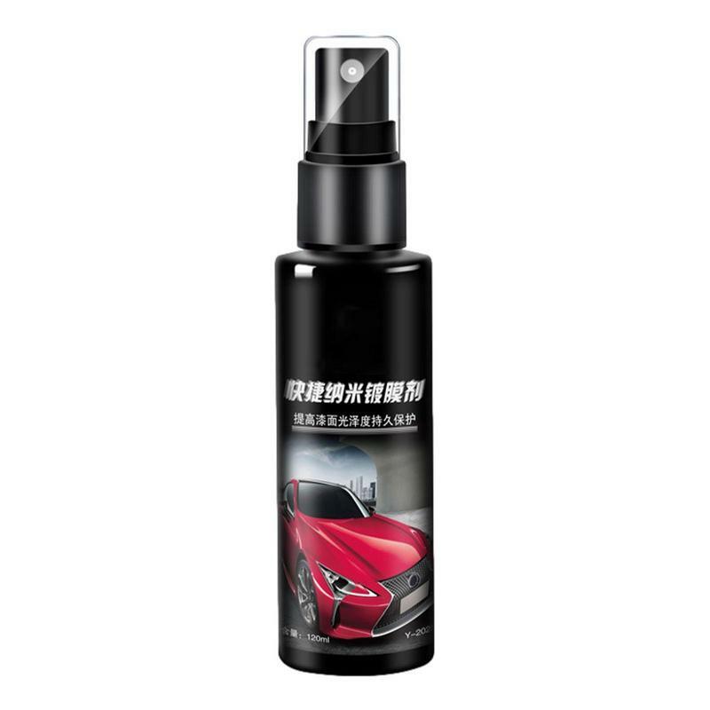 Car Coating Agent Spray, Spray de Limpeza Automóvel, Líquido Anti-UV, Limpador Automático, Anti-risco, Limpador Fluido, 4,05 oz