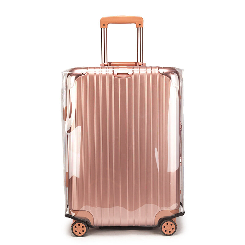 Housse de protection transparente en PVC pour bagages, housse de valise étanche, valise de voyage pour chariot, antidérapante, Anti-chute, anti-rayures, Anti-poussière