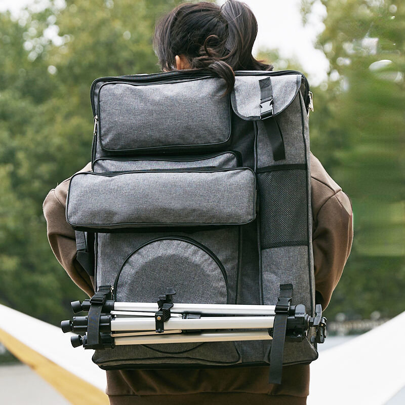 กระเป๋าเพ้นท์สีกระเป๋าภาพวาดนักเรียนศิลปะร่างภาพขนาดใหญ่กระเป๋ากระดานวาดภาพกระเป๋าเป้หนา