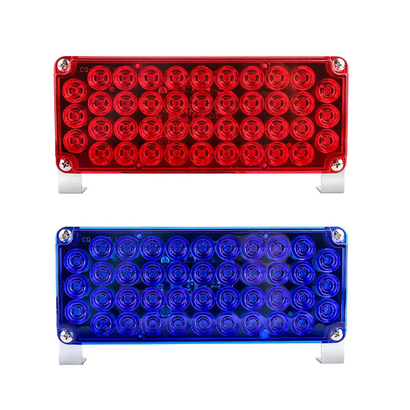 Ultra-thin Sentry Box Flash Lights LED Car SUV 12V 24V 220V Flash Alternately Warning Light Barricade Signal Lights Red Blue
