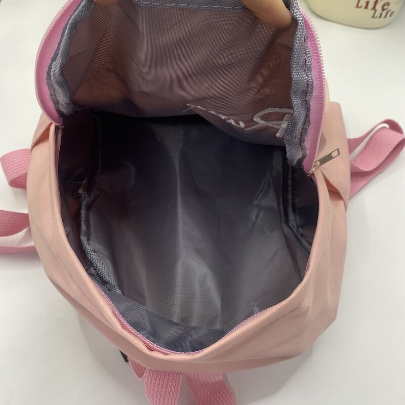 Bolso de hombro de oso bonito, mochila escolar con nombre bordado, regalo personalizado para estudiantes, aperitivos para niños y niñas