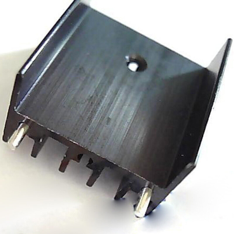 Специальный алюминиевый радиатор TO-220, черные алюминиевые радиаторы для L298N Audion, специальные идеальные электронные аксессуары