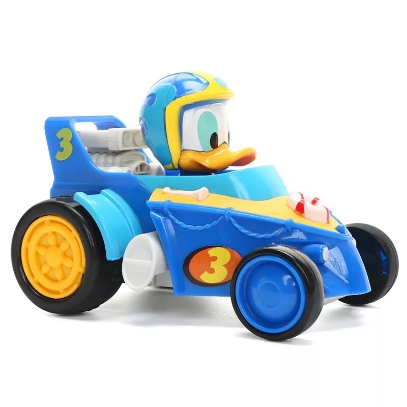 Marca nova disney pixar carros dos desenhos animados mickey minnie pato donald daisy goofy qualidade brinquedo do carro de plástico para o presente de aniversário das crianças