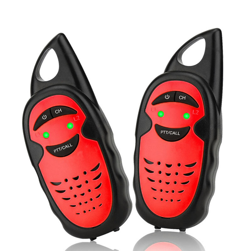 Crianças mini walkie talkie 400-480mhz (3km) brinquedo de áudio educacional
