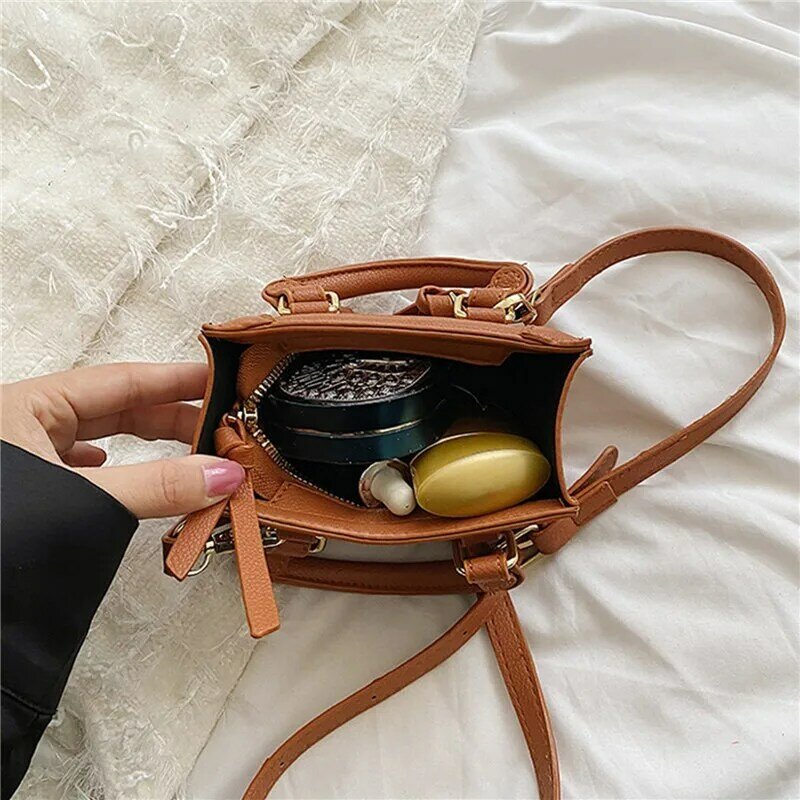 Mini Handbags For Women Lychee Pattern Candy Color Coin Lipstick Purses And Handbag Designer Bags Luxury Motorcycle Bag Sac