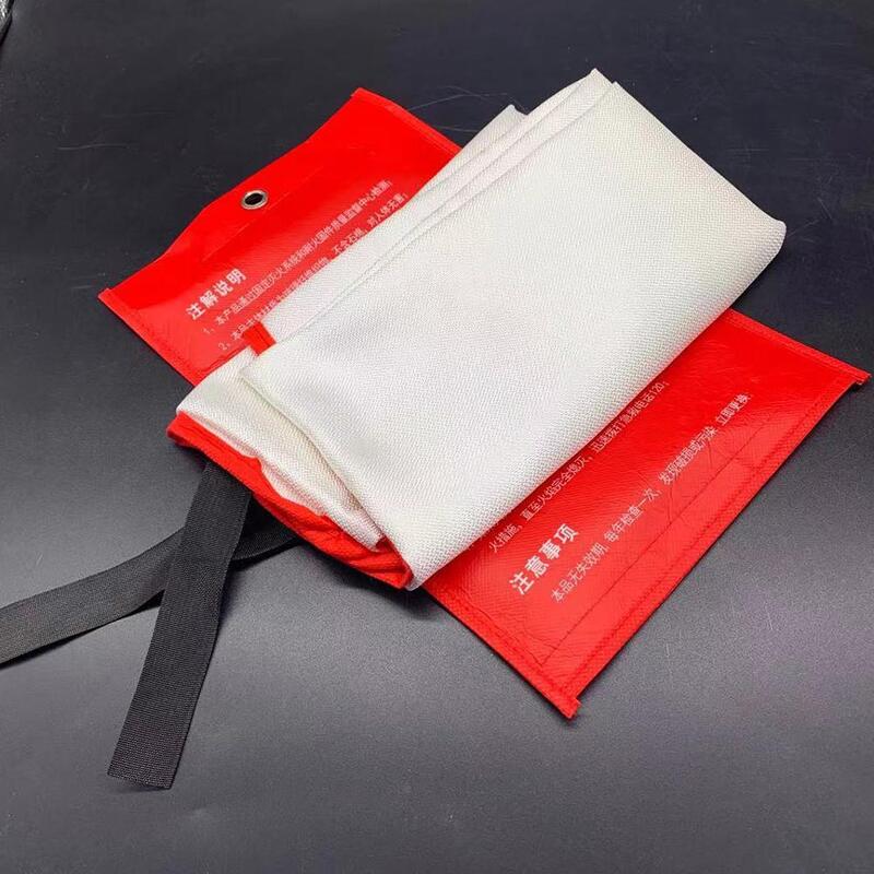 1.5M×1.5M Fire Blanket For Home Fire Shelter Glass Fiber Flame Retardant Cloth Emergency Fire Blanket Fighting Fire Extinguisher
