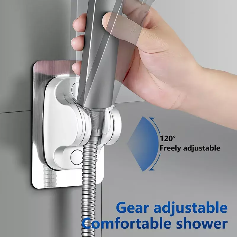 調節可能な高圧シャワーヘッド,節水,マッサージ,フック,バスルームアクセサリー,5つのモード