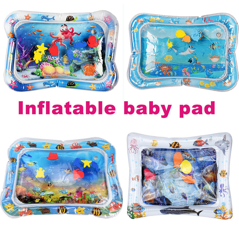 Verão Inflável Água Mat Para Bebês Segurança Almofada Mat Criativo crianças Ice Pad Educação Precoce Baby Water Play Essential Toy