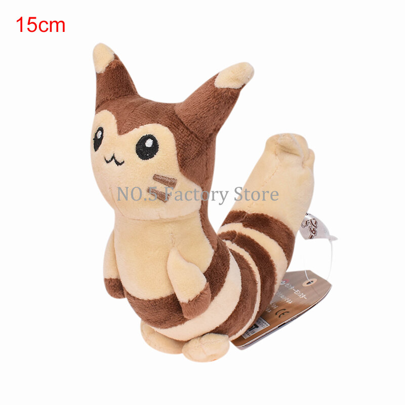 15-45cm Pokemon Furret Plush Toys Shiny Furret Cute Animal Cartoon Stuffed Doll Anime Peluche Toys Children Kids Xmas Gift