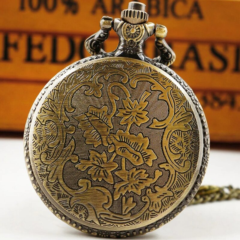 Hot Japanese Anime Quartz Pocket Watch Fob Chain Pendant Steampunk Vintage Necklace Watches Clock Gifts for Student