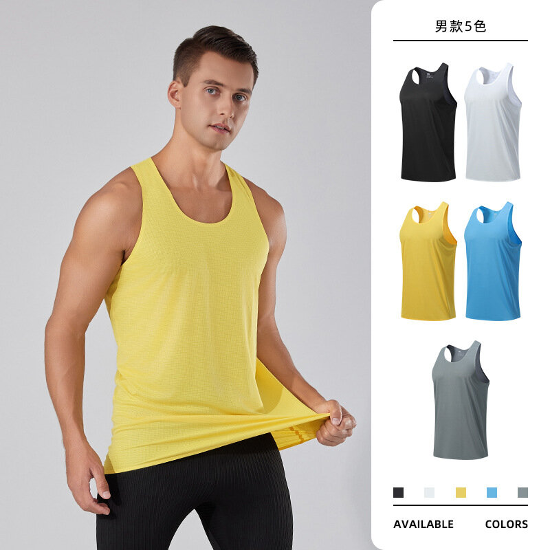 Chaleco deportivo ligero para hombre y mujer, camiseta sin mangas para correr, Maratón, gimnasio, Yoga
