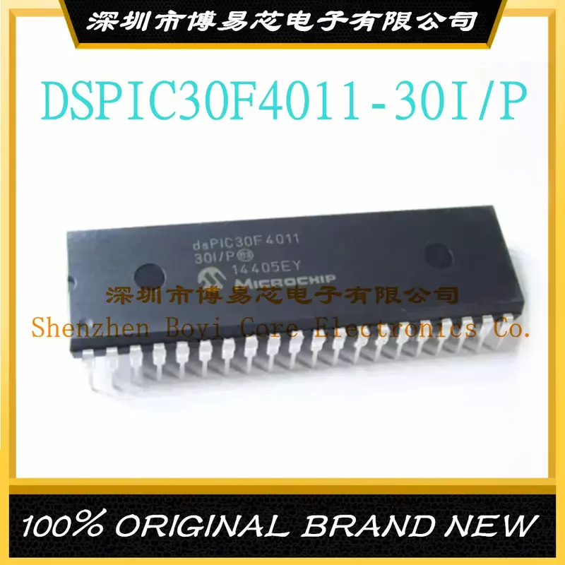 DSPIC30F4011-30I/P DIP-40 asli tertanam mikrokontroler MCU asli