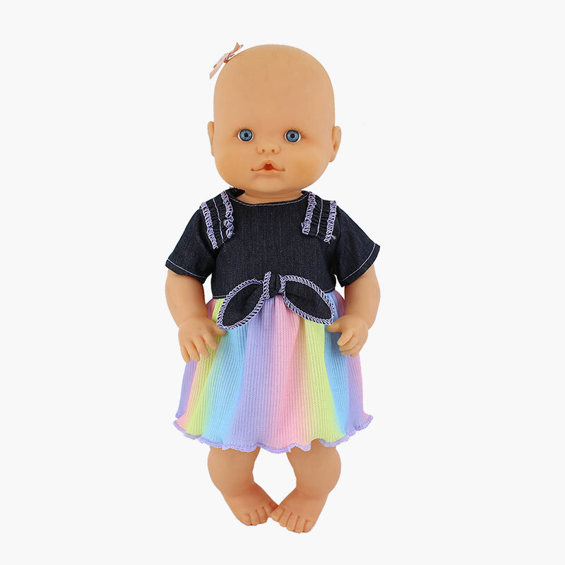 2023ใหม่ชุดตุ๊กตา nenuco ขนาด35 cm, อุปกรณ์เสื้อผ้าตุ๊กตาทารกขนาด14นิ้ว