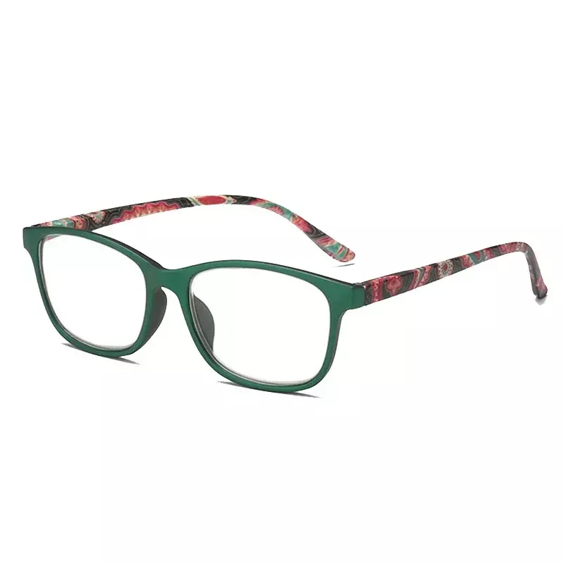 Kacamata baca wanita, kacamata baca mode wanita motif bunga, Resin, kacamata baca pembesar presbiopi + 1.0 ~ + 4.0, kacamata baca wanita