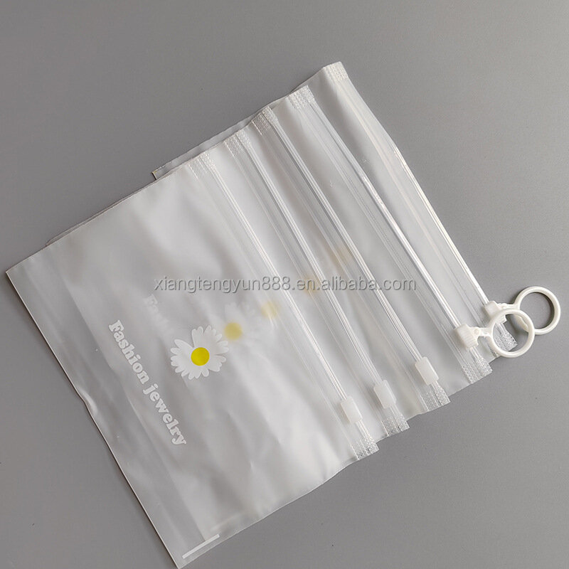 Sitte. Mattes Paket Luxus PVC Kleidung Reiß verschluss tasche für Reiß verschluss tasche Bleistift Kordel zug