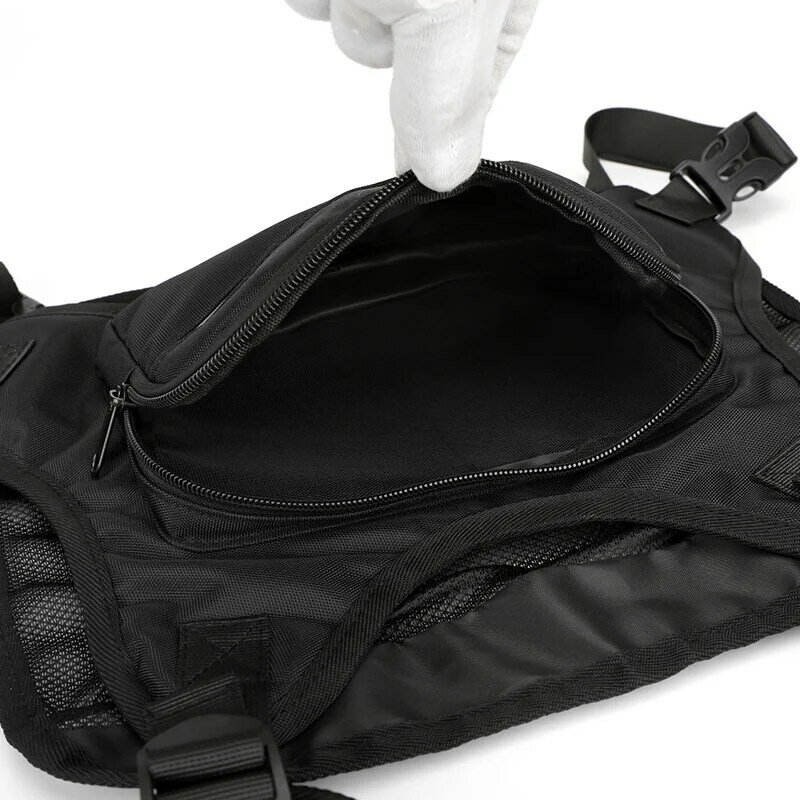 Нагрудные сумки унисекс в стиле хип-хоп, новинка 2022, брендовая дизайнерская сумка для тактического жилета, Высококачественная нейлоновая многофункциональная нагрудная сумка