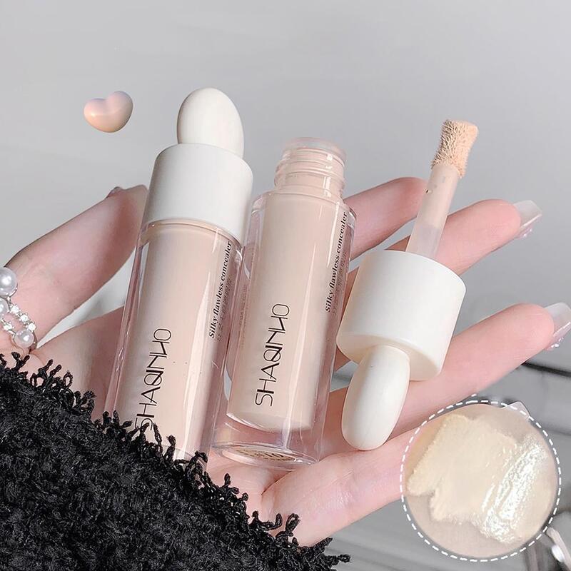 Facial Traceless Concealer Covers Acne Marks Dark Circles Concealer Moisturizing Hydrating High Skin Tone Coverage Even K7Y1