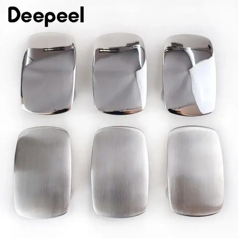 1Pc Deepeel 39mm Stainless Steel Belt Buckle Metal Brushed Smooth for Men's Waistband Head DIY Jeans Accessories Leather Craft