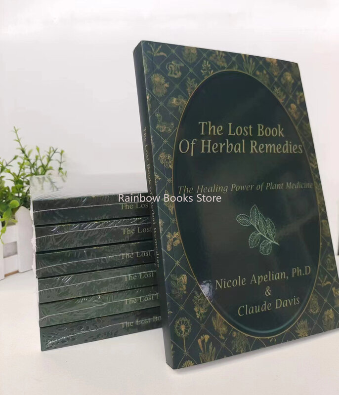 El libro perdido de remedios herbales, el poder curativo de la medicina vegetal, el libro contiene Lmages Libros de colores