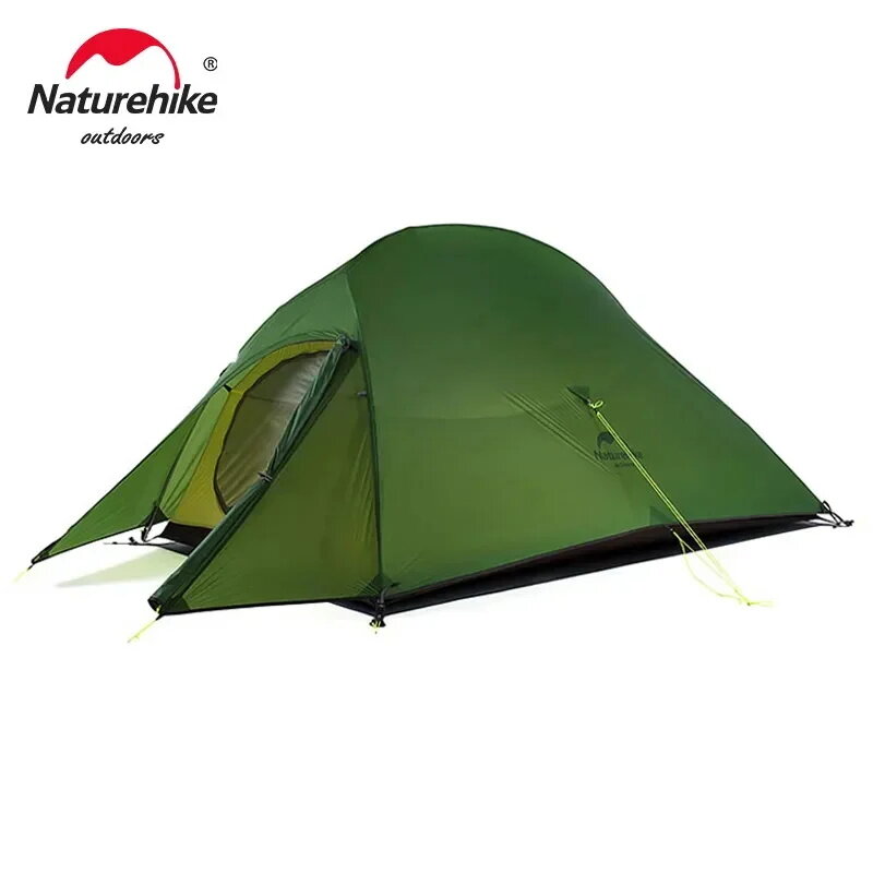 Naturehike Cloud 1 2 3คนเต็นท์ Ultralight 20D Camping เต็นท์กลางแจ้งกันน้ำเดินป่าท่องเที่ยวเต็นท์ Backpacking ขี่จักรยานเต็นท์