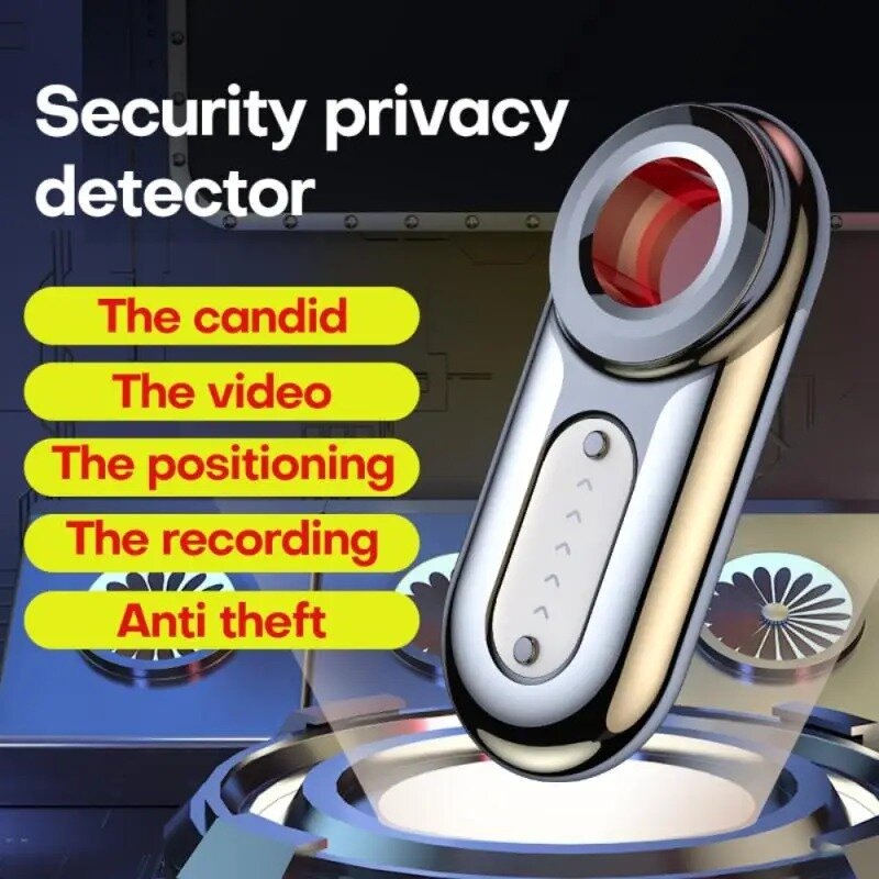Detektor kamera portabel Anti kaleng, pendeteksi sinyal Anti pelacakan, detektor inframerah nirkabel Hotel, pemosisian GPS