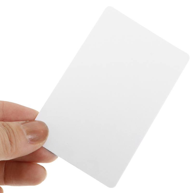 Dual Side Cleaning Card Supply, cartões de leitor reutilizáveis, Smart PVC Credit Cleaner, pequeno, 5 pcs