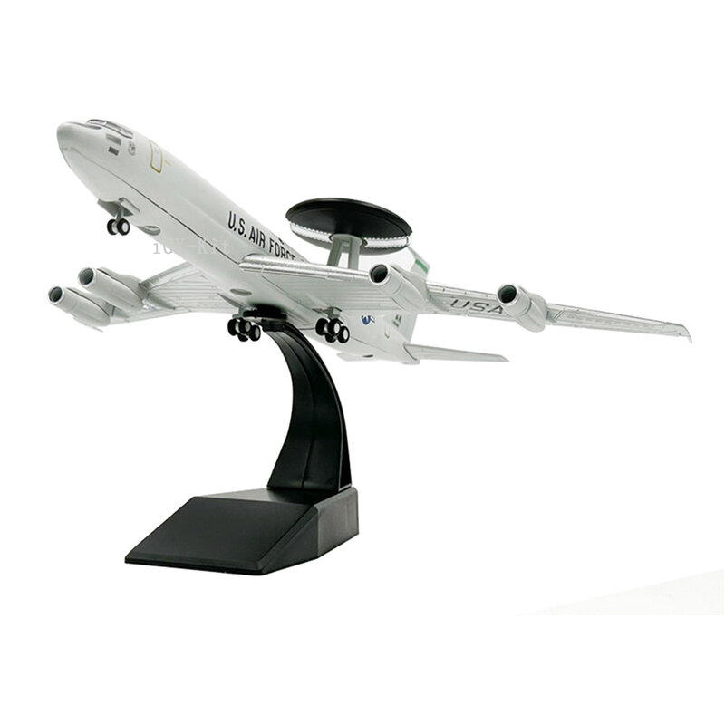 Avión de E-3 AWACS de advertencia temprana, escala 1/200, E3, Metal fundido a presión, modelo de avión estático terminado, colección de juguetes o regalo