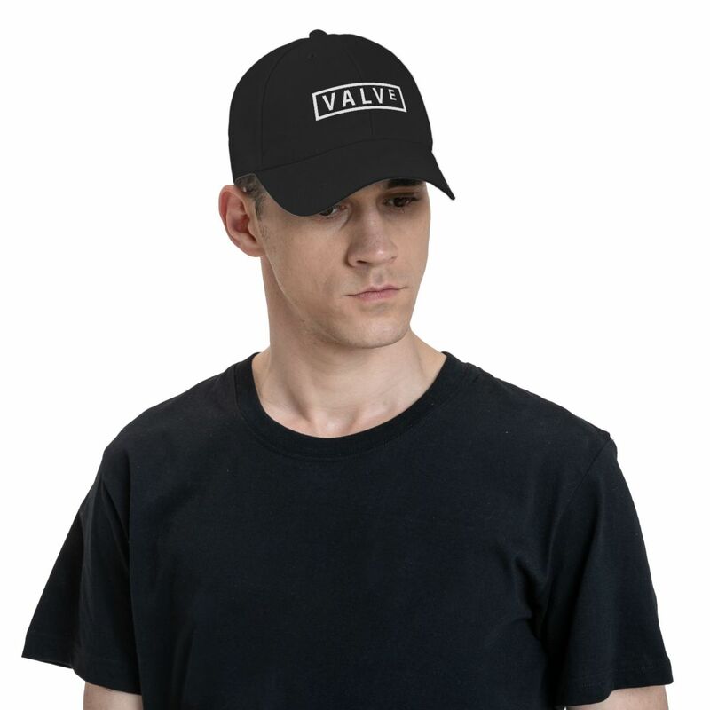 Классическая бейсбольная кепка Valve с логотипом аниме, роскошная брендовая черная модная пляжная кепка большого размера, Мужская кепка для женщин