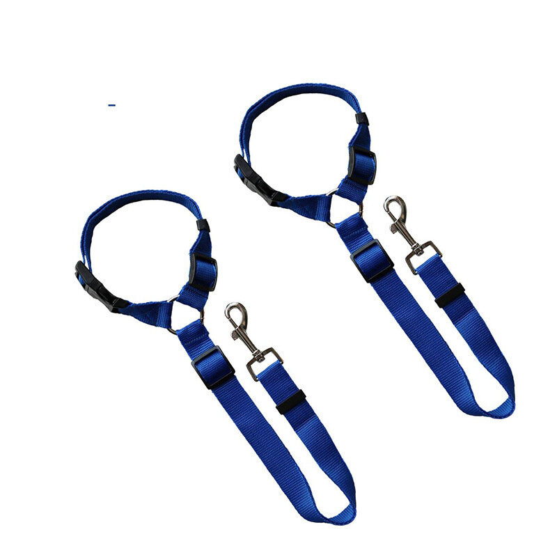 Dog Leash Seat Belt Strap Adjustable Dog Cat Car Safety Belt For Dogs Travel Traction Collar Harness Dog Lead Leash Small Medium