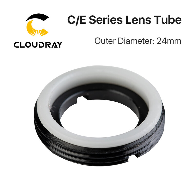 Cloudray CO2 레이저 커팅 각인 기계용 렌즈 튜브, D20, F50.8, 63.5, 101.6mm 렌즈, CO2 O.D.24mm