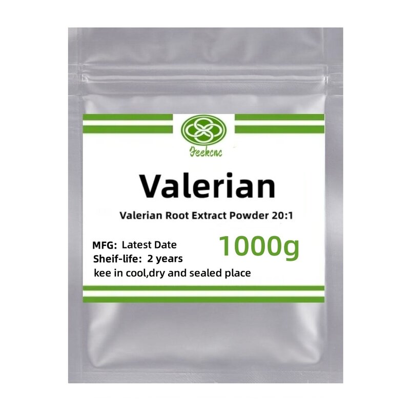 Gratis pengiriman 50-1000g ekstrak Valerian alami