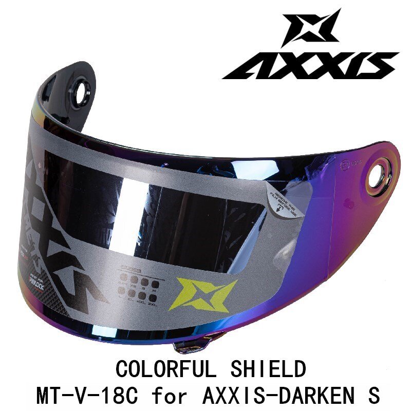 Moto Helm Visier für Darken s Axxis Helm Original Zubehör MT-V-18C Schild