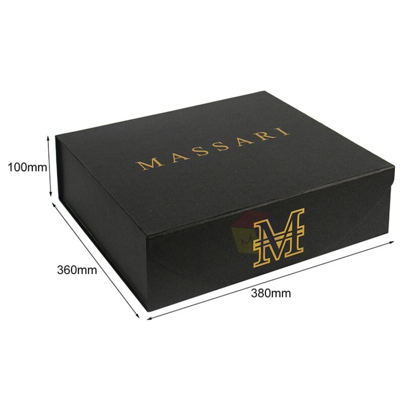 맞춤형 블랙 매트 마그네틱 후드 포장 상자, 의류용 맞춤형 제품