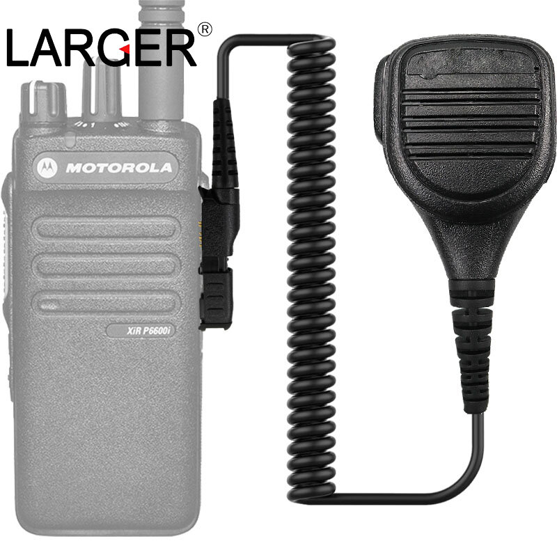 Pmmn4076a-walkie-talkies microfone, acessórios para motorola xirp6600i xirp6620i dp2400e dp3441e mtp3150 xpr3500e