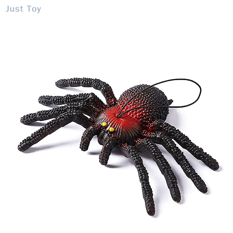 Super Large Rubber Spider para decoração de festa de Halloween, Horror Props, Scary Trick or Treat, jardim ao ar livre, bar, KTV, Spook House, adereços