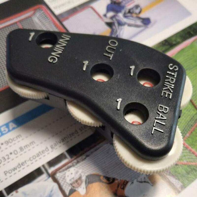 Indikator wasit penghitung dapat diandalkan plastik 4 roda indikator Umpire Gear Press Strip desain Anti-slip latihan pegangan nyaman