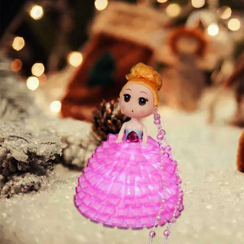 Женская милая светящаяся кукла, женское платье со светодиодной подсветкой, красивое освещение для детского сада, подарок принцессе на день рождения, портативный