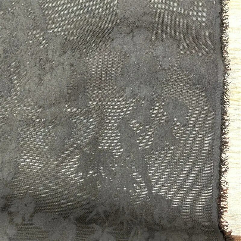 Шелковая Кантонская Марля с полным отверстием Роза ароматная пряжа черная защита поверхности 110 ширина 27 м ткань
