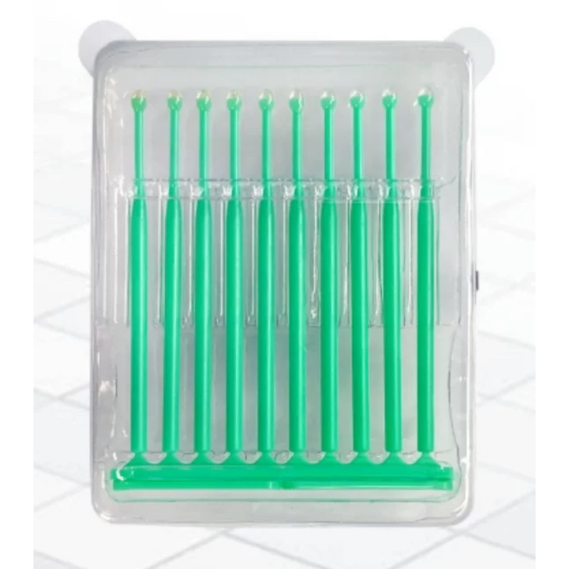 20Pcs Disposable Dental Applicator Sticks Adhesive Tip, Tooth Crown Porcelain Veneer Dental Materials Brush Applicator