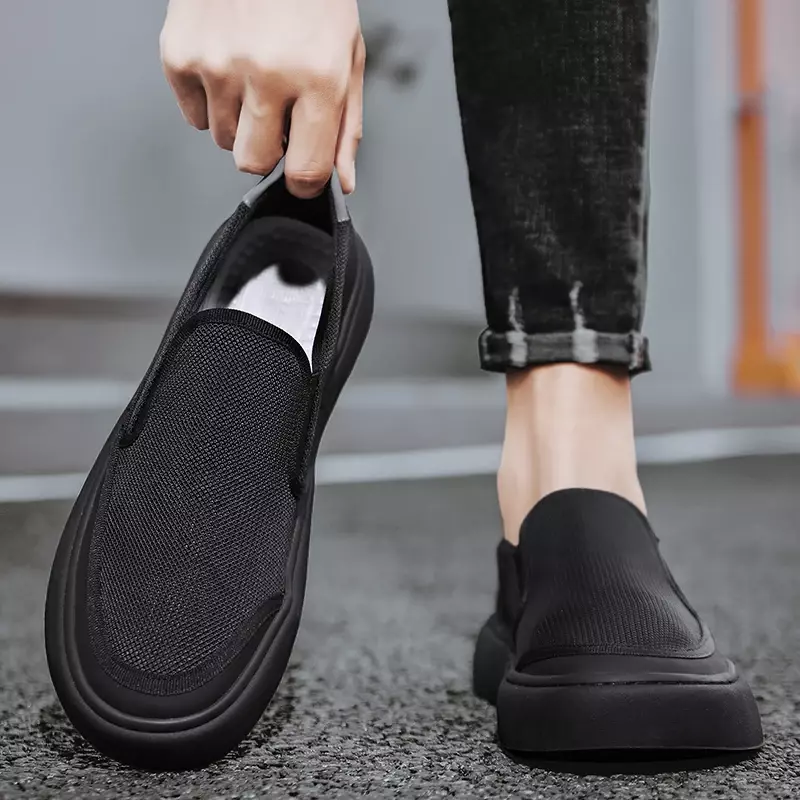 Мужские сетчатые технические кроссовки 2024, летняя женская повседневная обувь для мужчин, прогулочная обувь на плоской подошве, Мужская Вулканизированная обувь