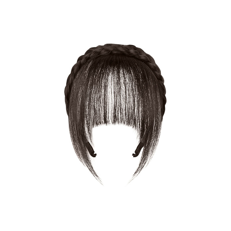 Perücke Pony Haarband synthetisches Haar Fransen Haar verlängerung Frauen Mädchen Clips in Haar verlängerung Haar zubehör Haarteil Clips