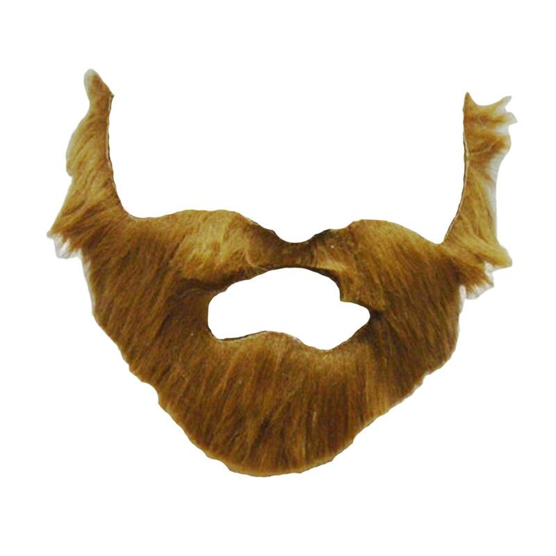 Falso Beard Costume Acessórios para adultos, bigodes, vestido extravagante