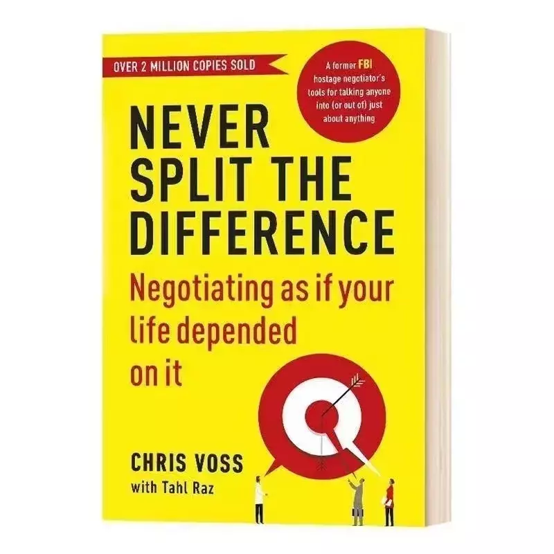 Nunca vai dividir a diferença Por Chris Voss Livros em Inglês para Adultos, Negociações, Inteligência Emocional, Nova listagem