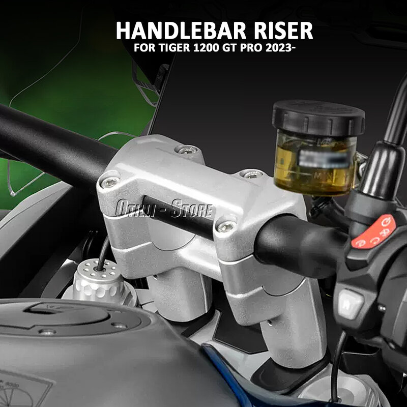 Neue Lenker Riser Montage Bar Riser verlängern zurück bewegt 25mm für Tiger 1200 Tiger 1200 Tiger 1200 GT Pro 2023